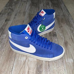 SIZE 6.5 men -Nike Blazer Mid QS Stranger Things Royal Blue White Authentic